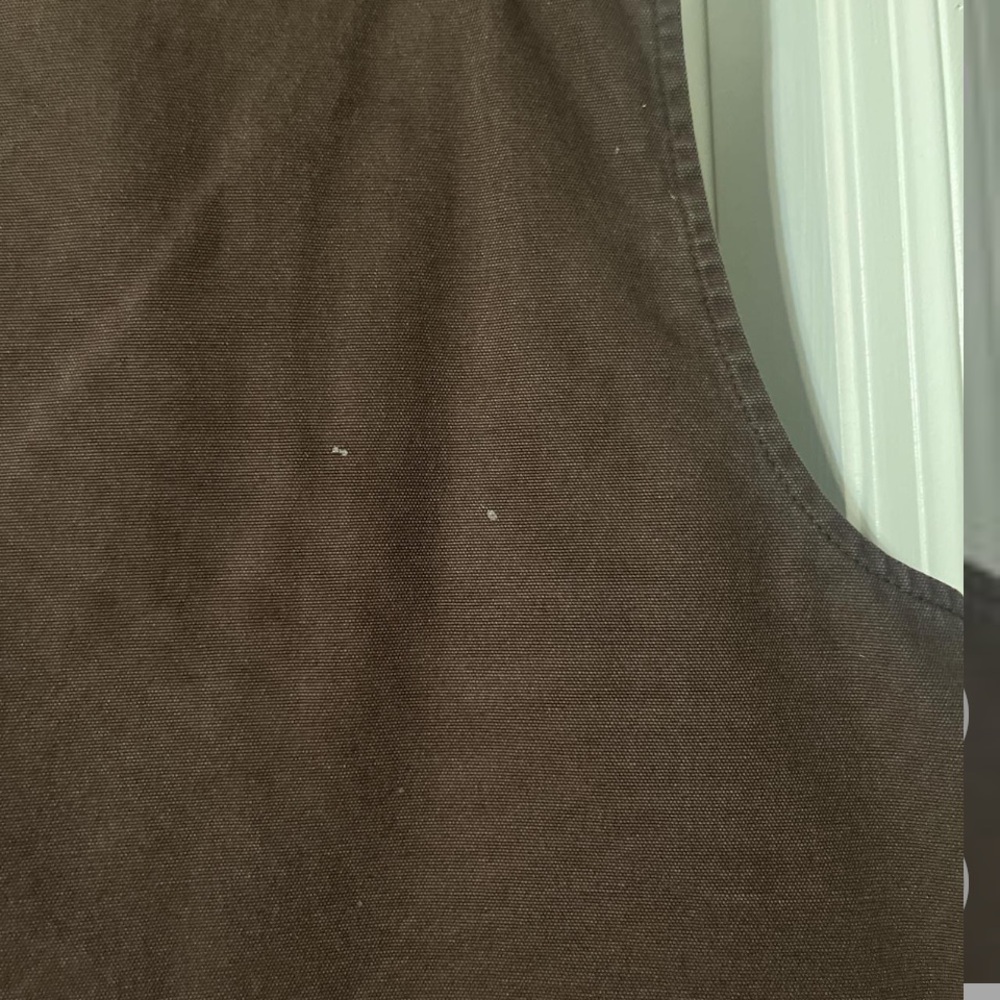 Carhartt Men's V47 DKB XL Brown Outdoor Vest - Picture 3 of 6